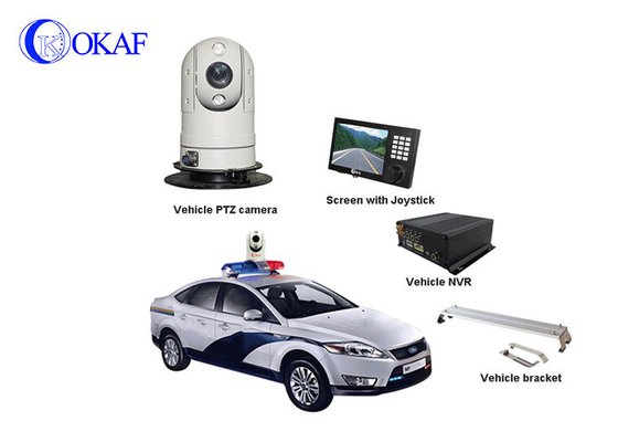 4G Car IR Auto Tracking PTZ Camera / Security Camera com poderosa montagem de ímã