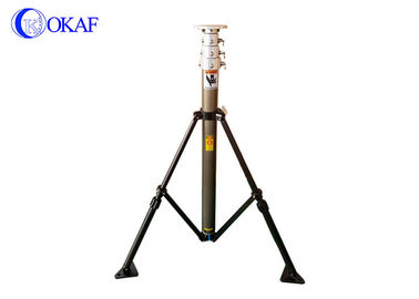 30kg dirigem a rotação mínima telescópica do mastro da câmera da carga/mastro 6r/do tripé com fechamento