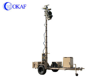 Dos reboques móveis da fiscalização do mastro de Okaf sistema de freio eletromagnético montado veículo