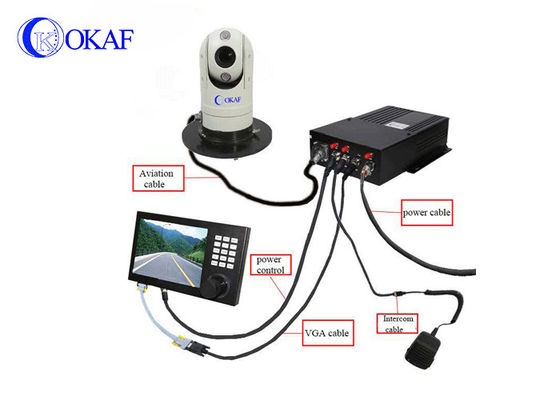 O anti robô de agitação da câmera do IP do CCTV de RS485 2.0MP montou o FCC
