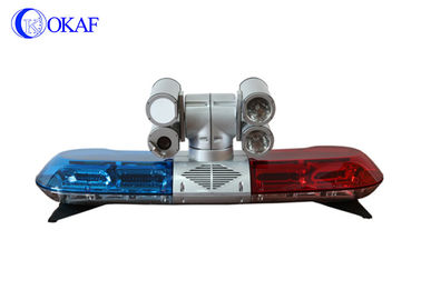 Emergência LED Barra de Luz de Strobe Vermelho E Azul IP66 Com Câmera HID PTZ