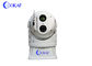 Câmera impermeável do Thermal PTZ, câmaras de segurança do CCTV da imagiologia térmica 360 graus