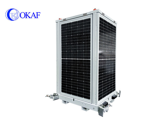 OK-PRO9 OKAF 4G WIFI GPS Móvel Solar CCTV Torre de Segurança Monitoramento temporário de estacionamento