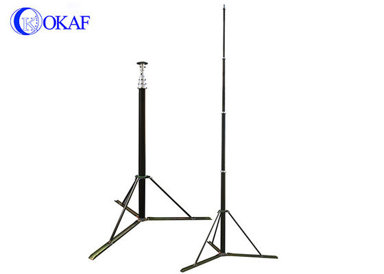 Mastro telescópico pneumático de alumínio anodizado 4.2M 5.7M
