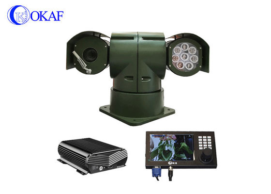 Câmera PTZ Móvel Veicular RS485 2.0MP Zoom Óptico 20x 25x