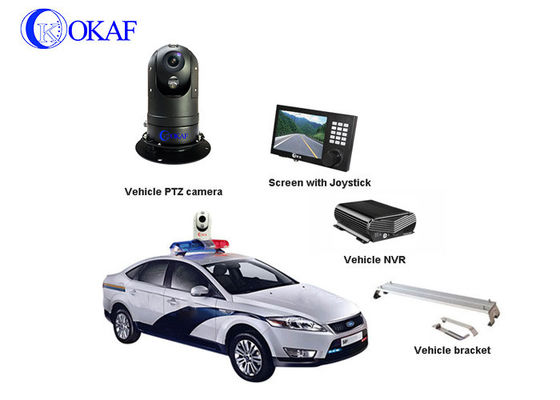 Full HD 1080P Veículo / Robô Montado CCTV Segurança Câmera PTZ Móvel